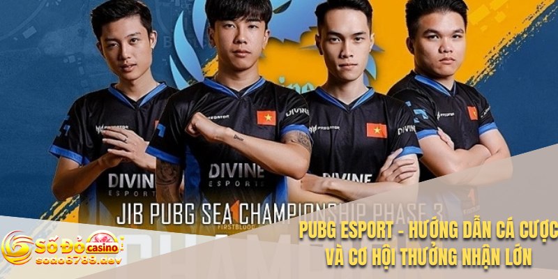 PUBG Esport - Hướng Dẫn Cá Cược Và Cơ Hội Thưởng Nhận Lớn 1 PUBG Esport