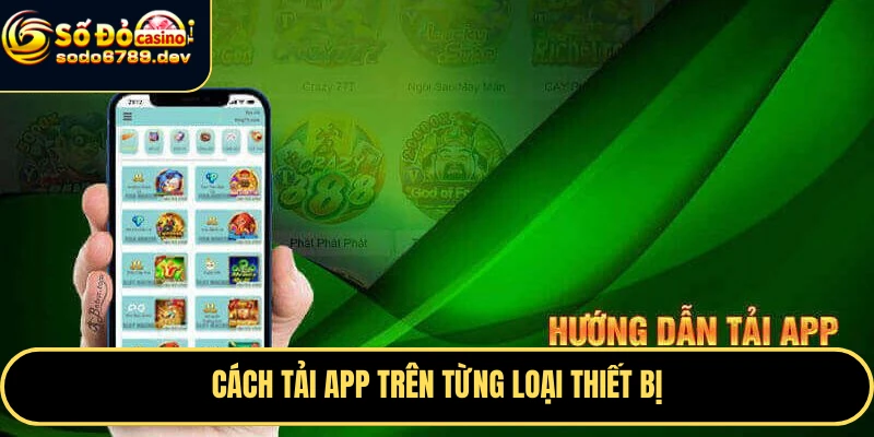 Cách tải app trên từng loại thiết bị